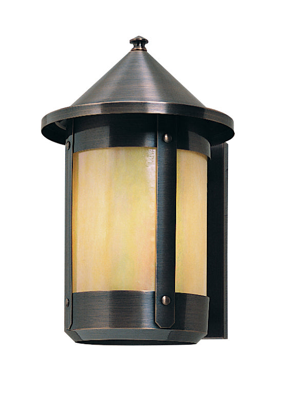 Arroyo BS-8RGW-AC One Light Wall Mount, Antique Copper