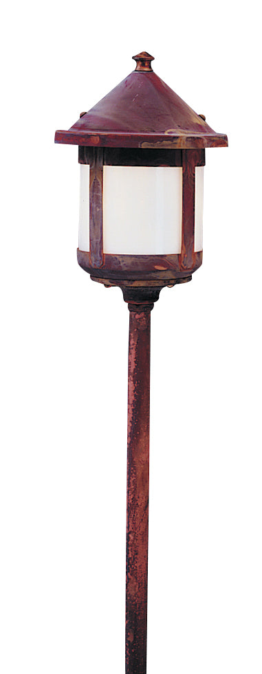 Arroyo LV12-B6SWO-RC One Light Landscape, Raw Copper