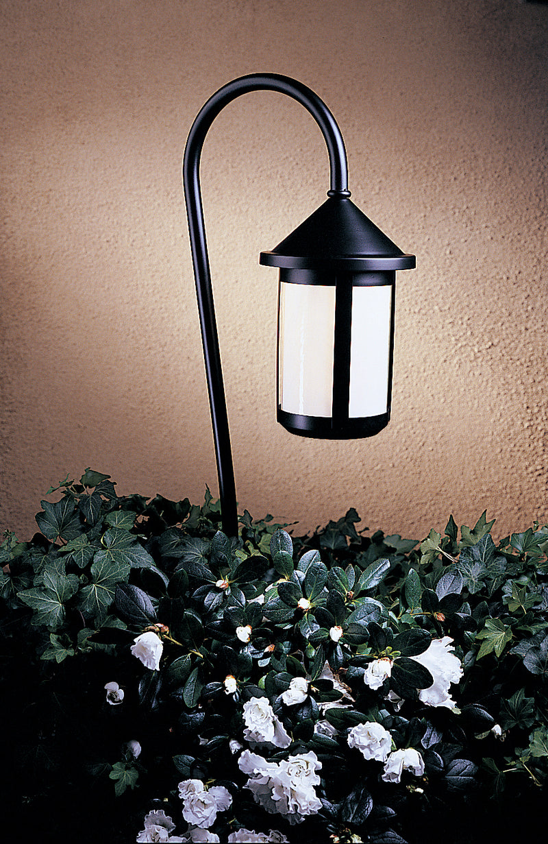 Arroyo LV36-B6WO-BK One Light Low Voltage Fixture, Satin Black