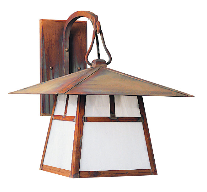 Arroyo CB-12TWO-RC One Light Wall Mount, Raw Copper