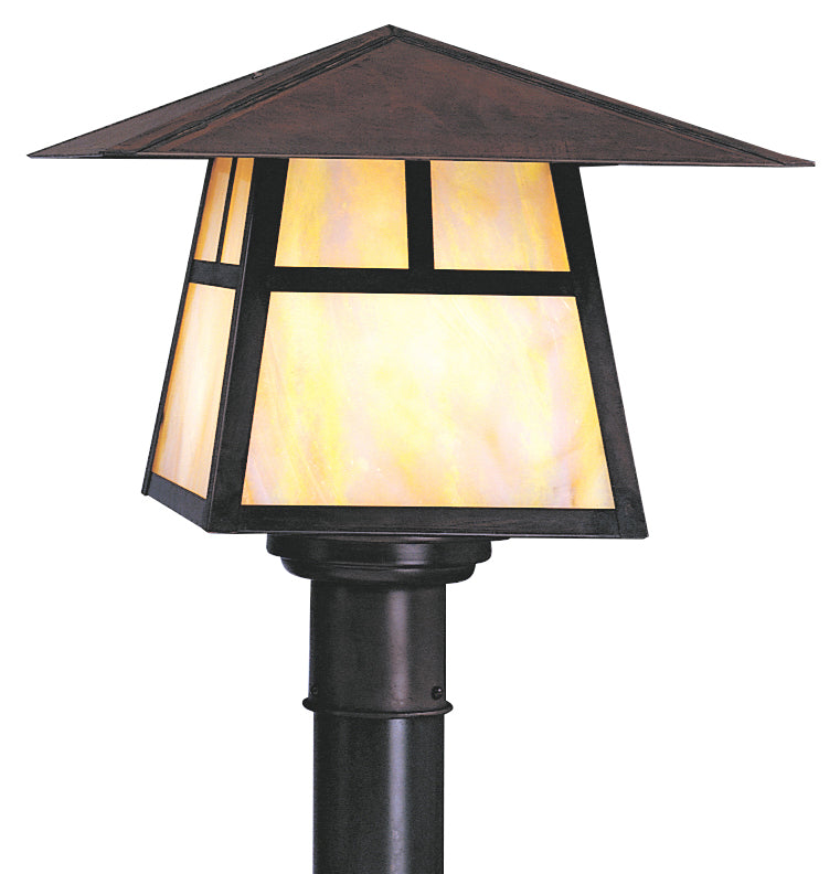 Arroyo CP-15TGW-BZ One Light Post Mount, Bronze
