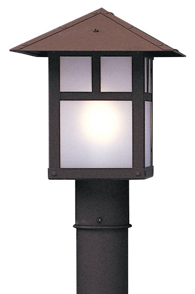 Arroyo EP-9TF-RB One Light Post Mount, Rustic Brown