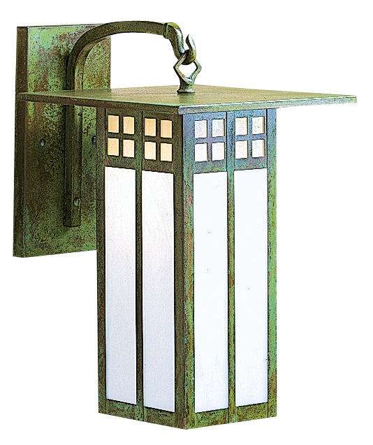 Arroyo GB-9LGWC-VP One Light Wall Mount, Verdigris Patina