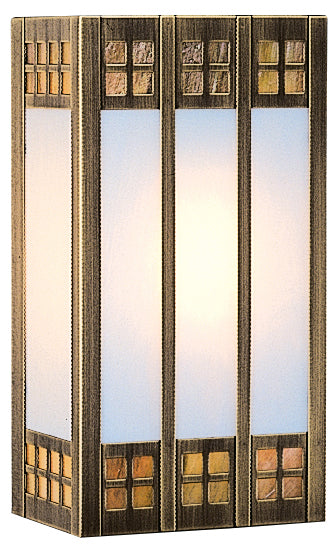 Arroyo GSADA-12GWC-AB One Light Wall Mount, Antique Brass