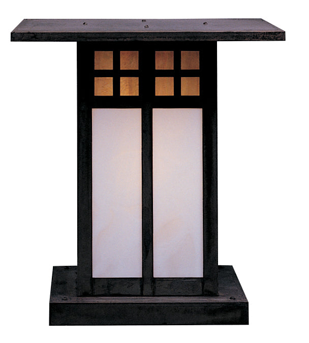 Arroyo GC-18GWC-MB One Light Column Mount, Mission Brown