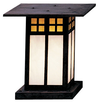 Arroyo GC-9GWC-MB One Light Column Mount, Mission Brown