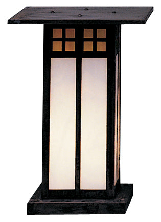 Arroyo GC-9LGWC-MB One Light Column Mount, Mission Brown