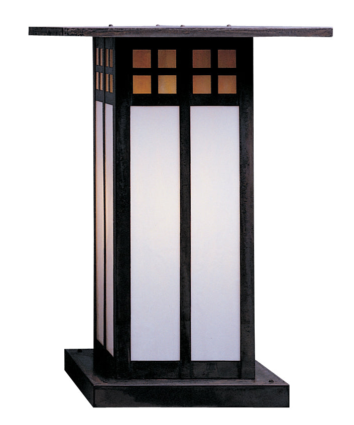 Arroyo GC-18LGWC-MB One Light Column Mount, Mission Brown