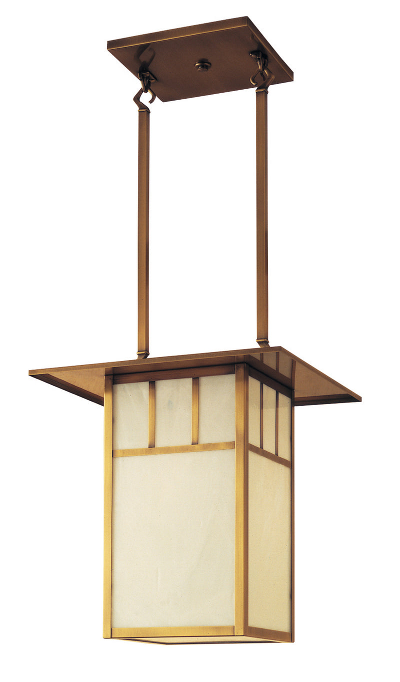 Arroyo HCM-18DTWO-AB Two Light Pendant, Antique Brass