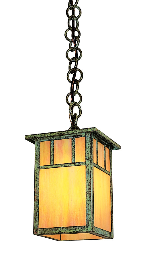Arroyo HH-4LDTGW-VP One Light Pendant, Verdigris Patina