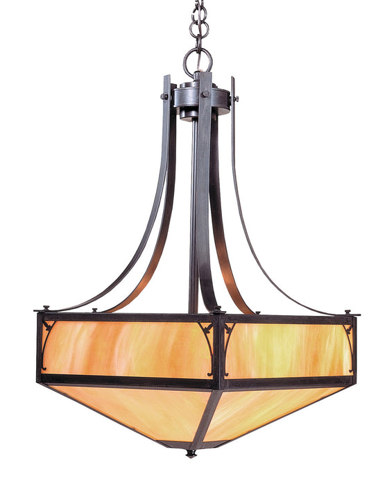 Arroyo SGCH-20GW-BZ Four Light Pendant, Bronze