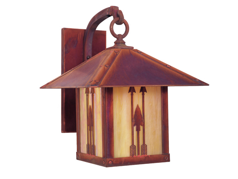 Arroyo TRB-12ARGW-RC One Light Wall Bracket, Raw Copper