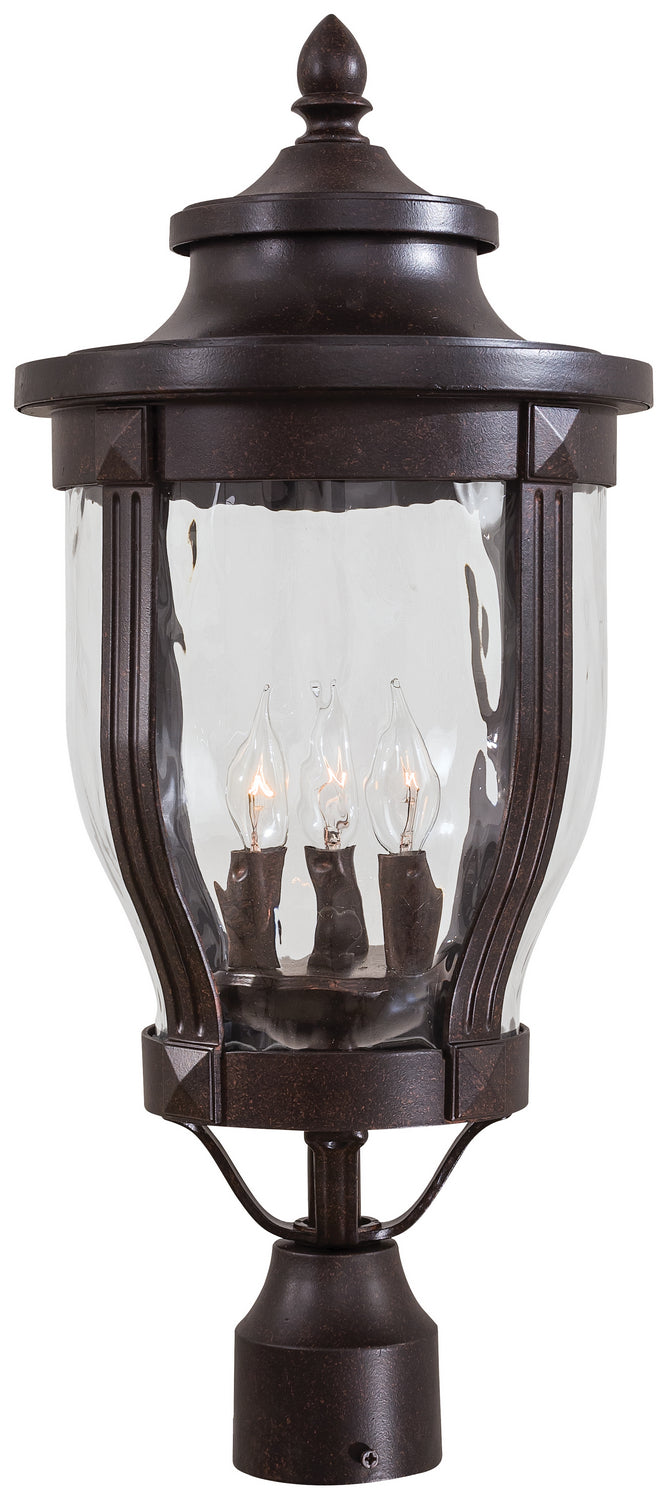 Minka-Lavery 8765-166 Three Light Post Mount, Corona Bronze
