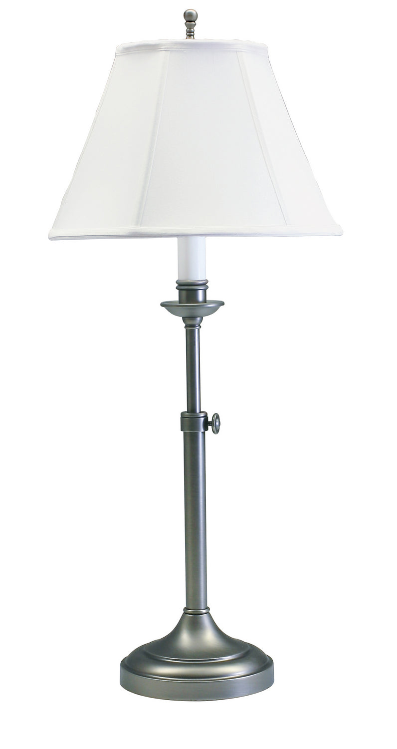 House of Troy CL250-AS One Light Table Lamp, Antique Silver