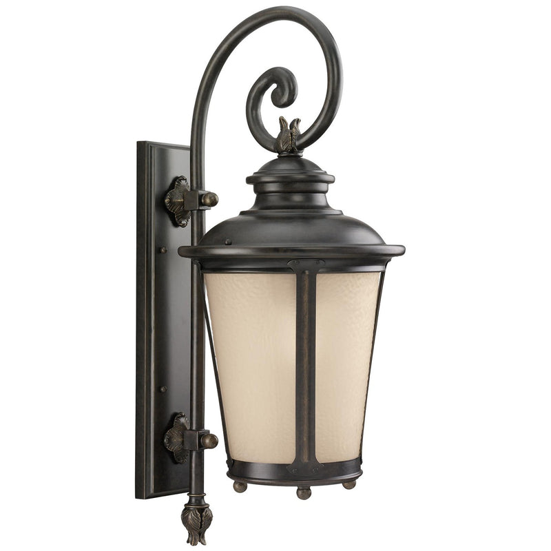 Generation Lighting 88242-780 One Light Outdoor Wall Lantern, Burled Iron