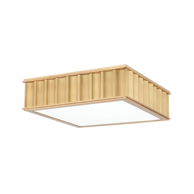 Hudson Valley 931-AGB Two Light Flush Mount, Aged Brass