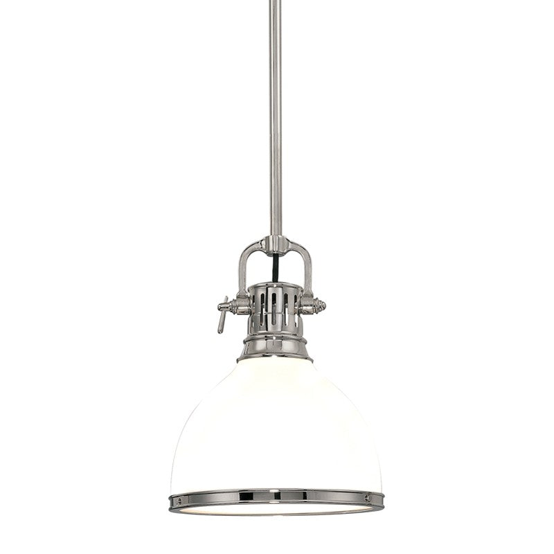 Hudson Valley 2623-PN One Light Pendant, Polished Nickel