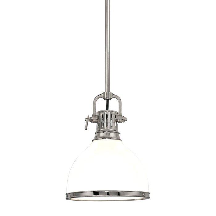 Hudson Valley 2623-PN One Light Pendant, Polished Nickel