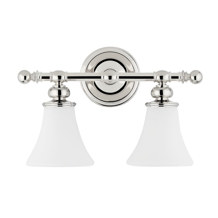 Hudson Valley 4502-PN Two Light Bath Bracket, Polished Nickel