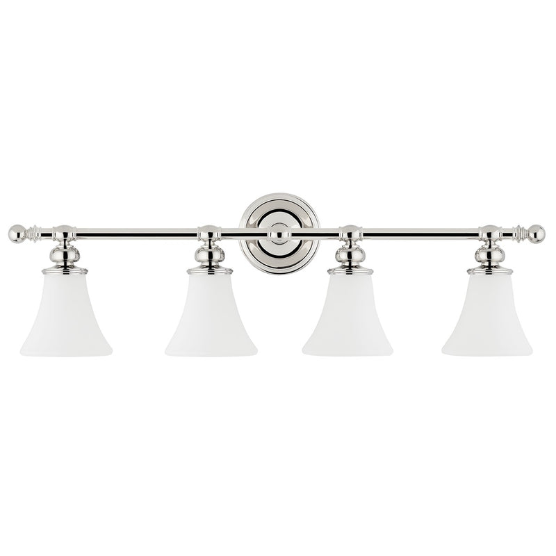 Hudson Valley 4504-PN Four Light Bath Bracket, Polished Nickel