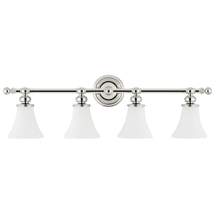 Hudson Valley 4504-PN Four Light Bath Bracket, Polished Nickel