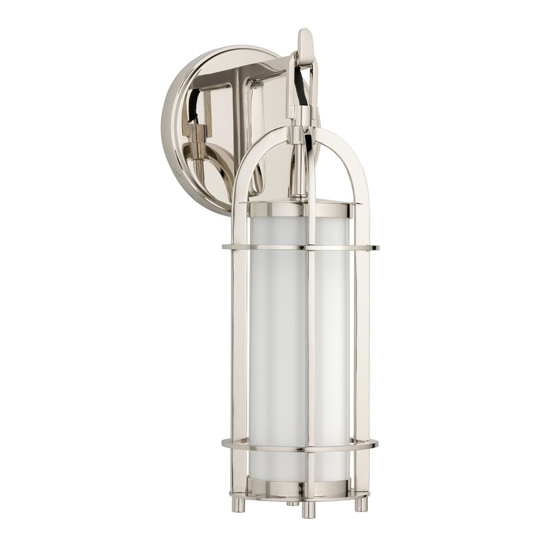 Hudson Valley 8501-PN One Light Bath Bracket, Polished Nickel