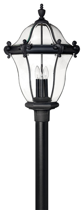 Hinkley 2447MB LED Post Top/ Pier Mount, Museum Black