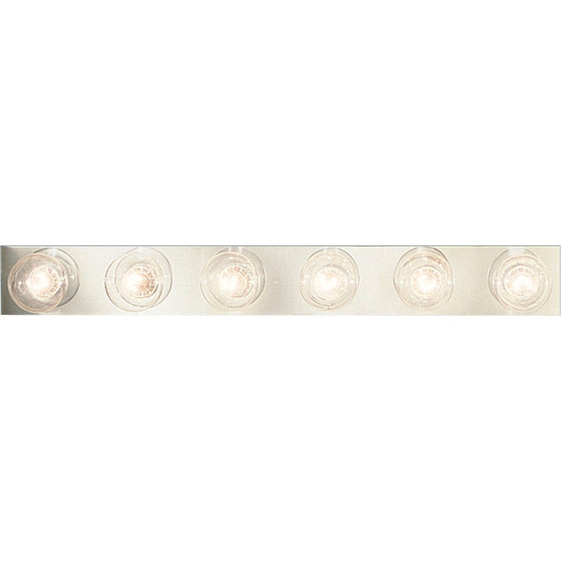 Progress Lighting P3299-15 Six Light Bath Vanity, Polished Chrome