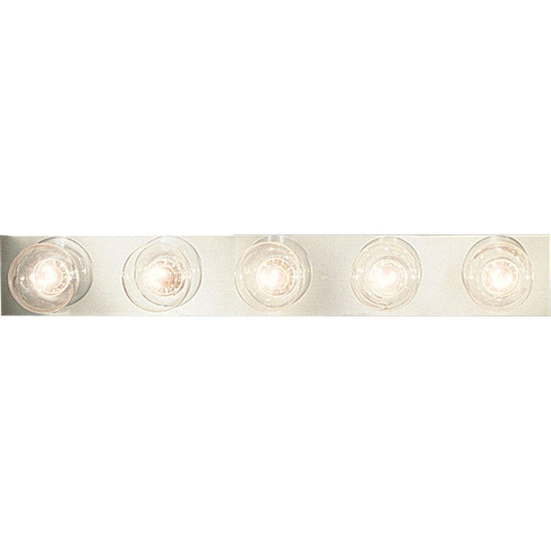 Progress Lighting P3335-15 Five Light Bath Bracket, Polished Chrome