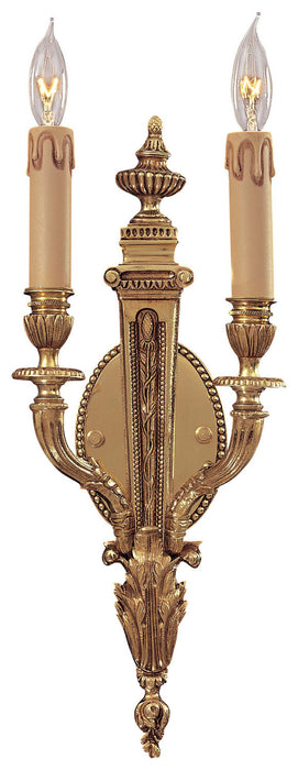 Metropolitan N9802 Two Light Wall Sconce, Renaissance Gold