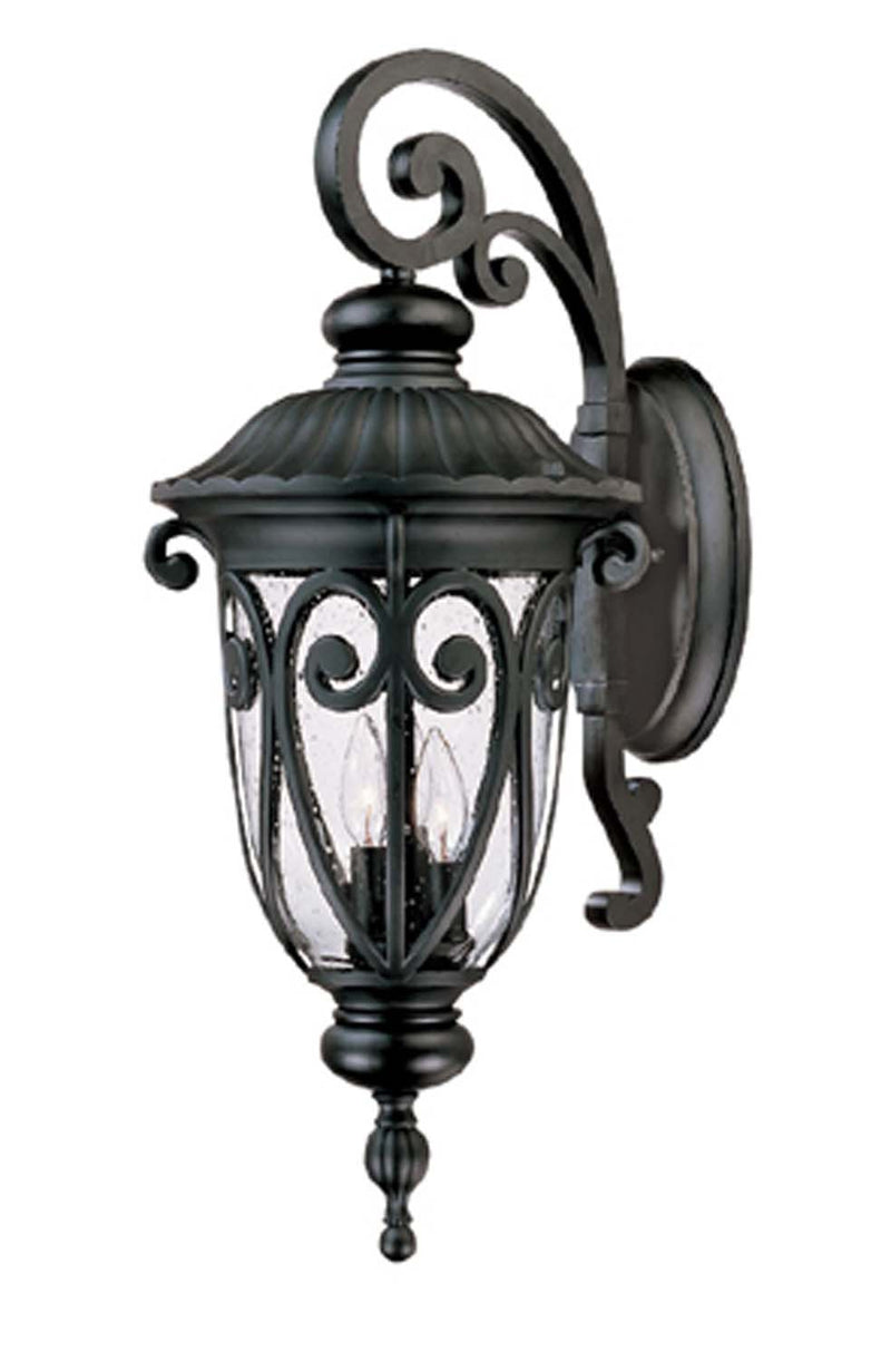 Acclaim Lighting 2122BK Three Light Wall Sconce, Matte Black