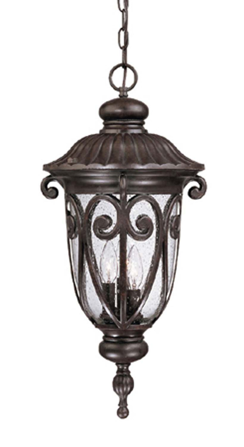 Acclaim Lighting 2126MM Three Light Hanging Lantern, Marbleized Mahogany
