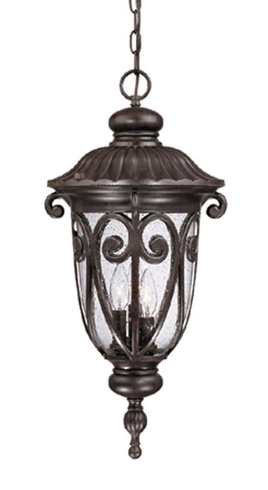 Acclaim Lighting 2126MM Three Light Hanging Lantern, Marbleized Mahogany
