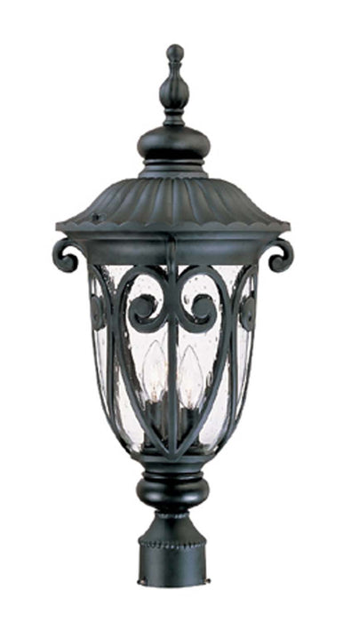 Acclaim Lighting 2127BK Three Light Post Mount, Matte Black