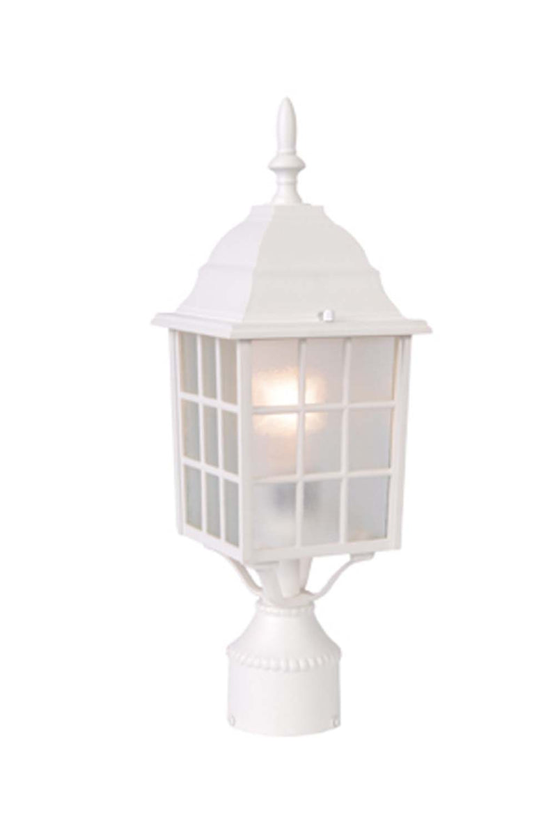 Acclaim Lighting 5307TW One Light Post Mount, Textured White