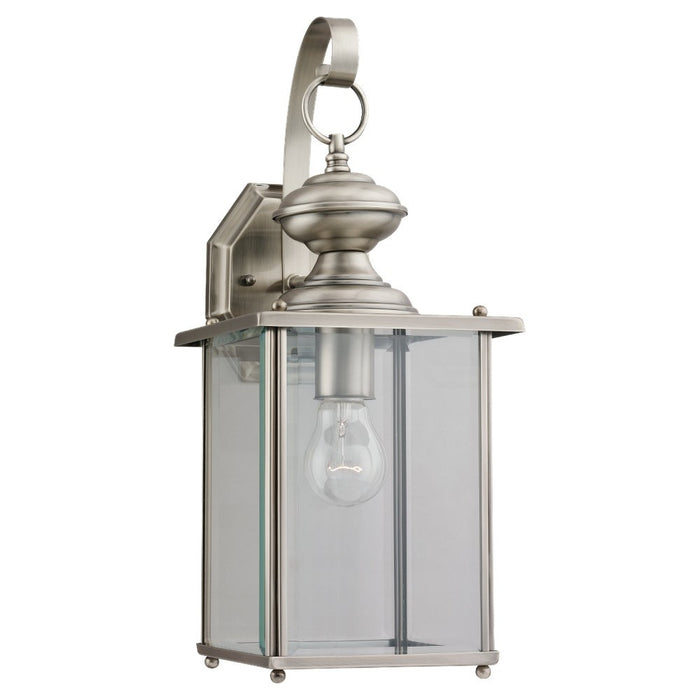 Generation Lighting 8458-965 One Light Outdoor Wall Lantern, Antique Brushed Nickel