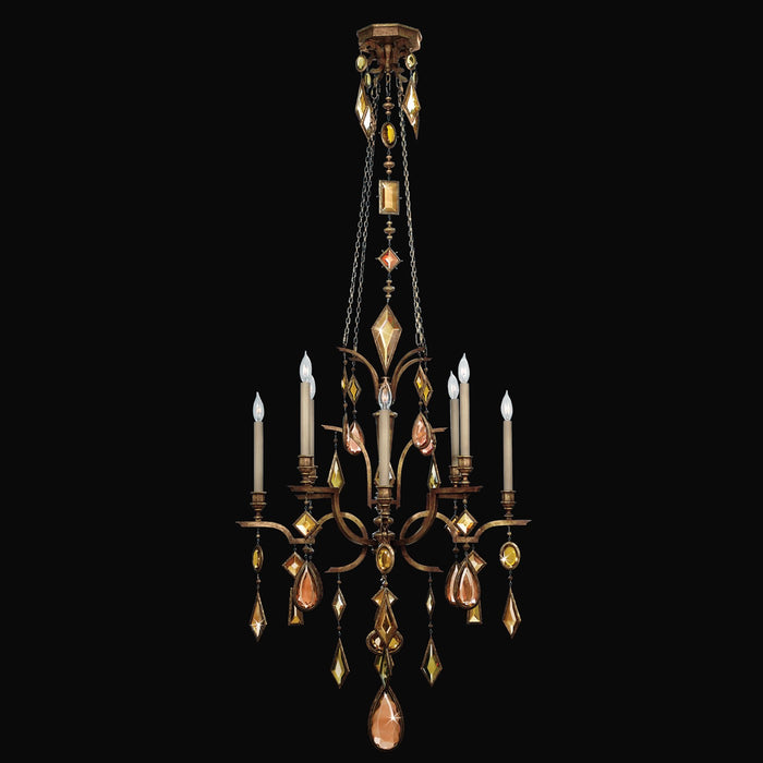Fine Art 708640-1ST Eight Light Chandelier, Bronze