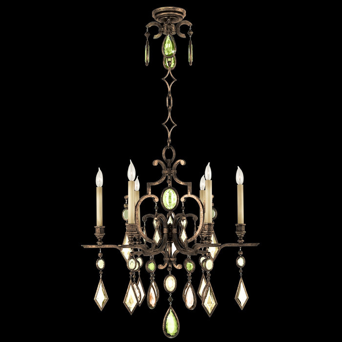 Fine Art 718240-1ST Six Light Chandelier, Bronze
