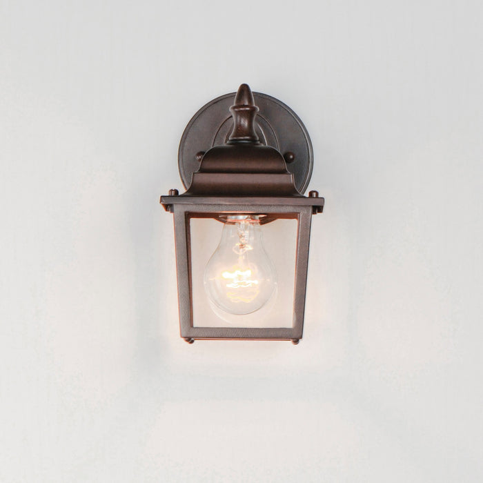 Maxim 1025EB One Light Outdoor Wall Lantern, Empire Bronze
