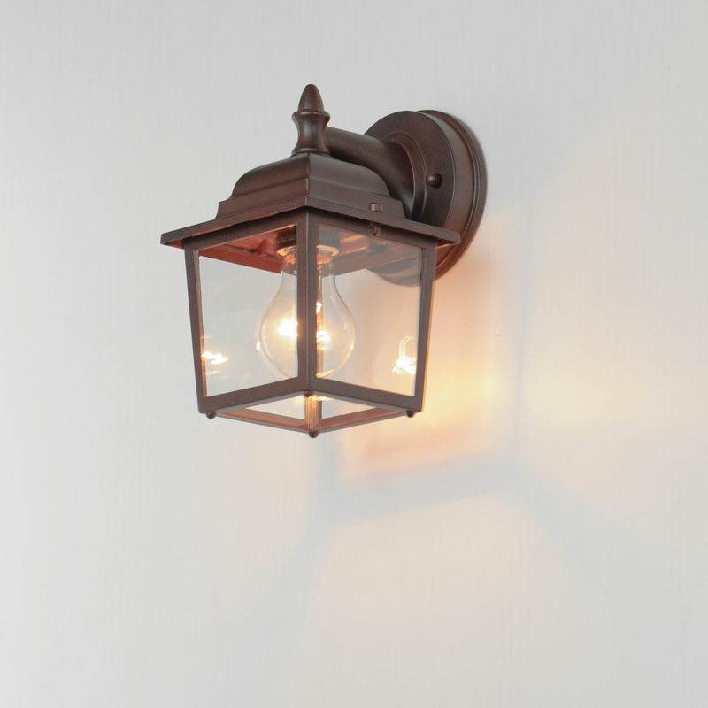 Maxim 1025EB One Light Outdoor Wall Lantern, Empire Bronze