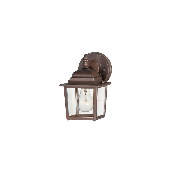 Maxim 1025EB One Light Outdoor Wall Lantern, Empire Bronze