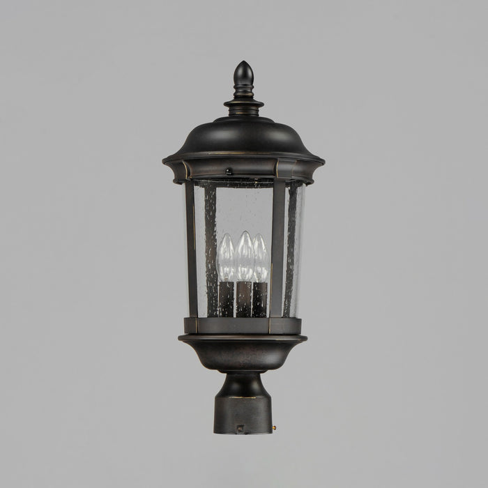 Maxim 3021CDBZ Three Light Outdoor Pole/Post Lantern, Bronze