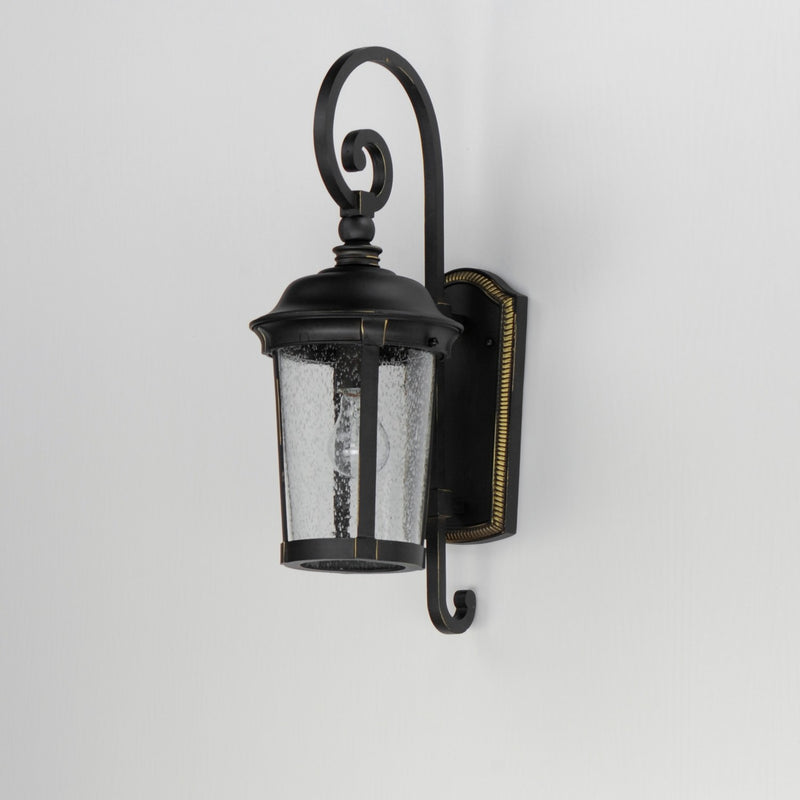 Maxim 3023CDBZ One Light Outdoor Wall Lantern, Bronze