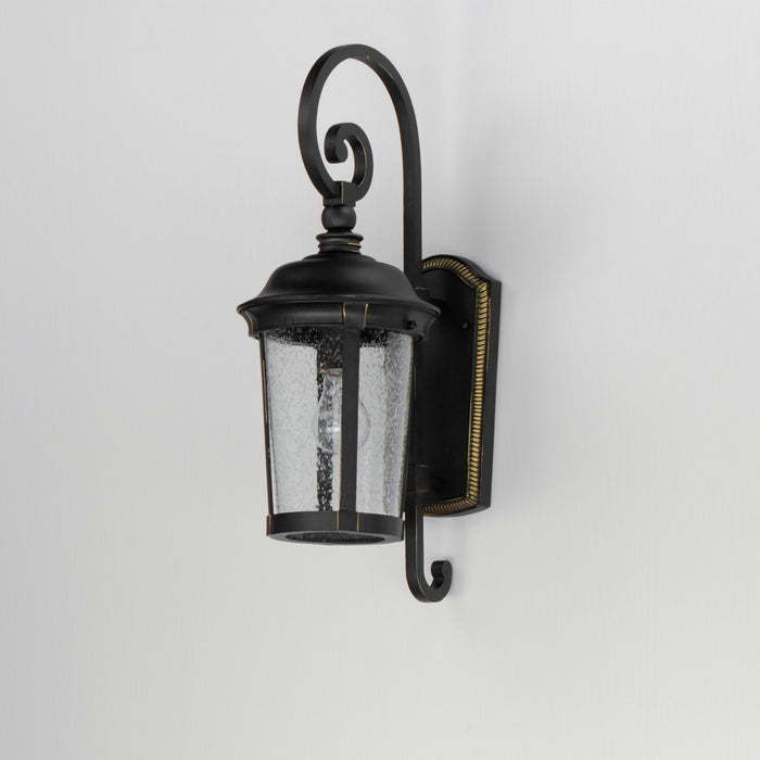 Maxim 3023CDBZ One Light Outdoor Wall Lantern, Bronze