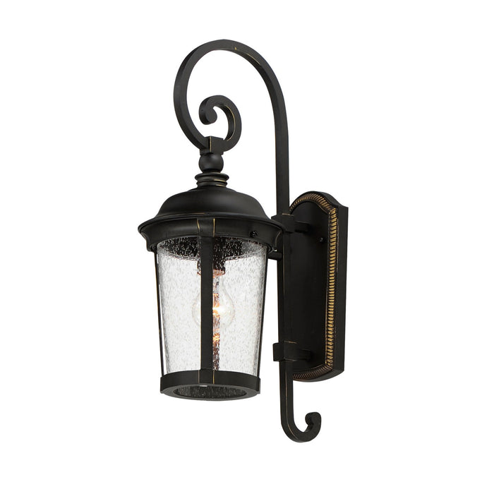 Maxim 3023CDBZ One Light Outdoor Wall Lantern, Bronze