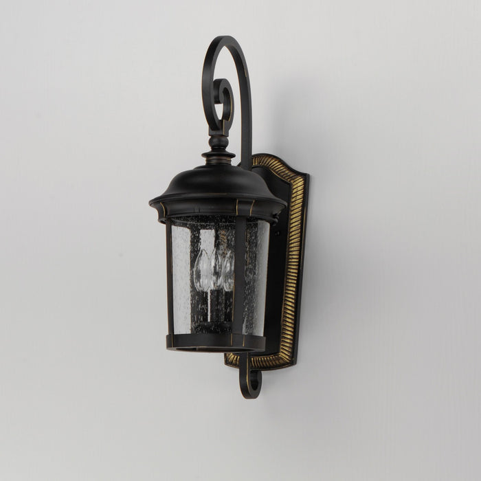 Maxim 3024CDBZ Three Light Outdoor Wall Lantern, Bronze