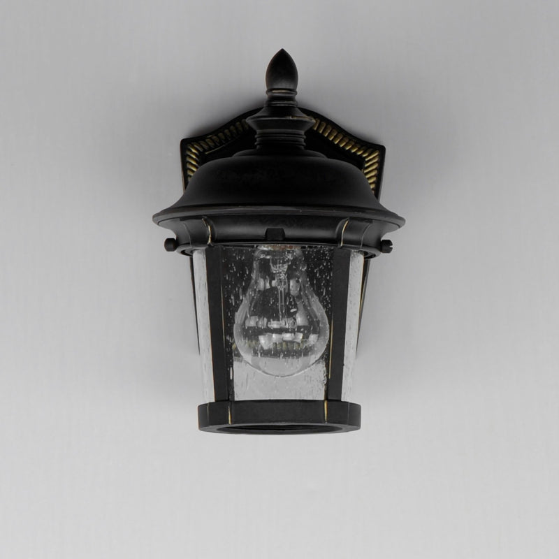 Maxim 3026CDBZ One Light Outdoor Wall Lantern, Bronze