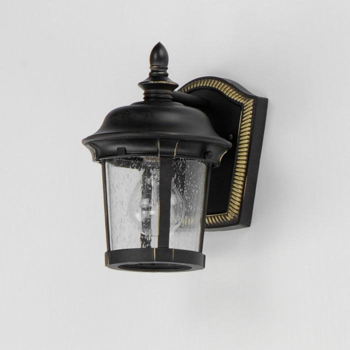 Maxim 3026CDBZ One Light Outdoor Wall Lantern, Bronze