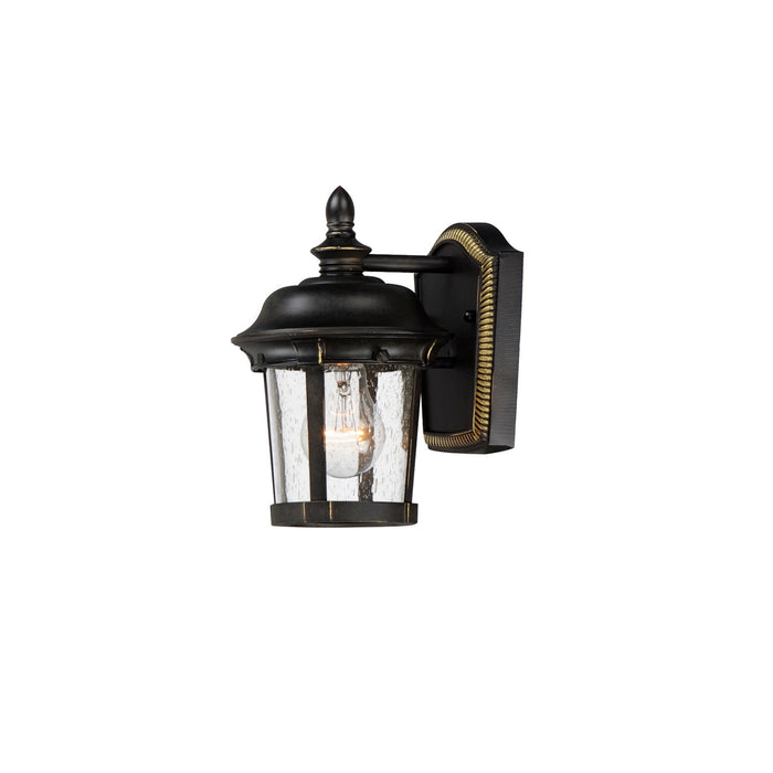 Maxim 3026CDBZ One Light Outdoor Wall Lantern, Bronze