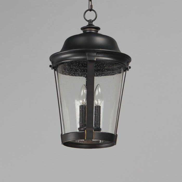 Maxim 3029CDBZ Three Light Outdoor Hanging Lantern, Bronze